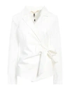 Manila Grace Woman Top Cream Size 10 Cotton In White