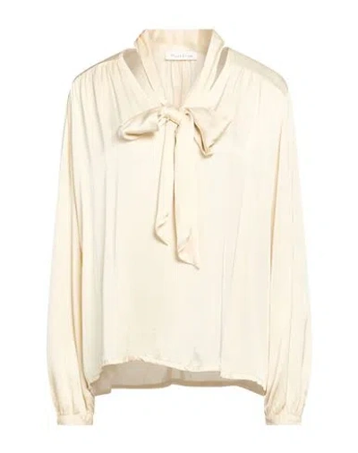 Manila Grace Woman Top Cream Size 12 Viscose In White