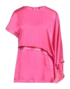 Manila Grace Woman Top Fuchsia Size 6 Polyester In Pink