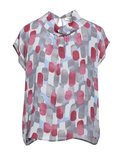 Manila Grace Woman Top Grey Size 4 Viscose In Multi