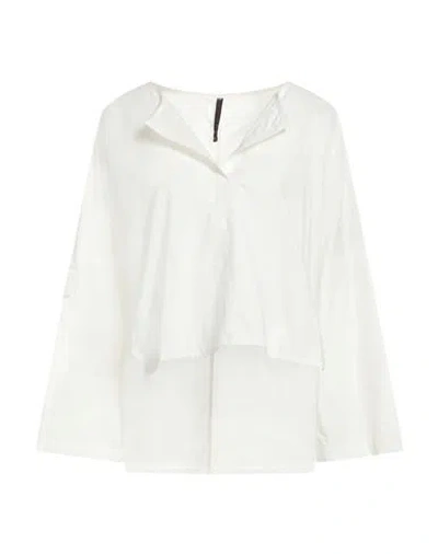 Manila Grace Woman Top Ivory Size 6 Cotton In White