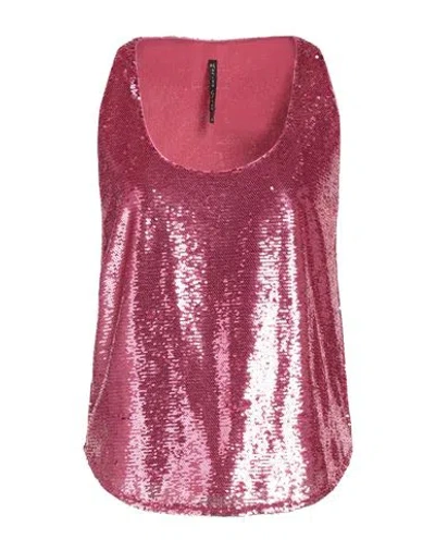 Manila Grace Woman Top Magenta Size 8 Polyester