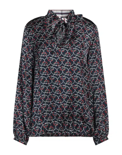 Manila Grace Blouses In Blue