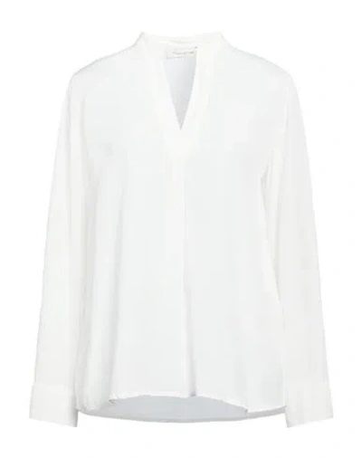 Manila Grace Woman Top Off White Size 6 Viscose, Silk