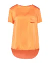 Manila Grace Blouses In Orange