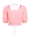 Manila Grace Woman Top Pink Size 4 Polyester, Cotton