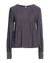Manila Grace Blouses In Purple