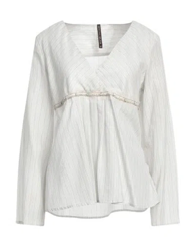 Manila Grace Woman Top Sky Blue Size 12 Cotton, Polyester, Polyamide