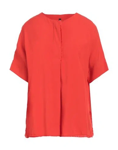 Manila Grace Woman Top Tomato Red Size 2 Viscose