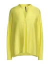 Manila Grace Woman Top Yellow Size 10 Viscose