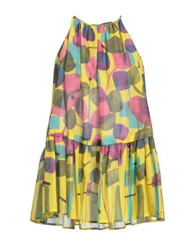 Manila Grace Woman Top Yellow Size 8 Cotton