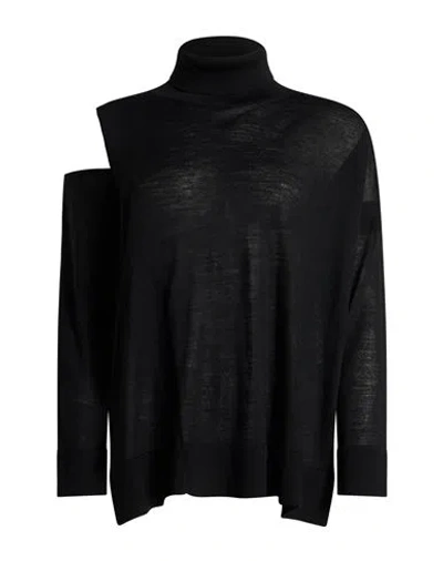 Manila Grace Woman Turtleneck Black Size Xs Acrylic, Wool, Viscose