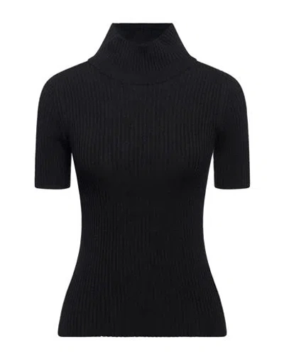 Manila Grace Woman Turtleneck Black Size Xs Wool, Acrylic, Polyester, Polyamide