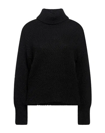 Manila Grace Woman Turtleneck Black Size Xs Wool, Polyamide