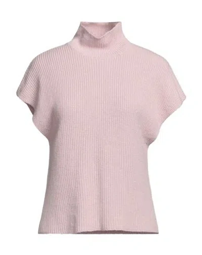 Manila Grace Woman Turtleneck Light Pink Size Xs Polyamide, Wool, Viscose, Cashmere