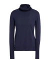 Manila Grace Woman Turtleneck Midnight Blue Size Xl Viscose