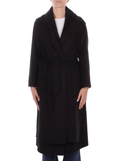 Manila Grace Women's Coat K110wu Ma001 Black Vest Coat