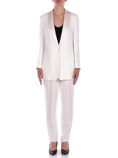 Manila Grace Women's Jacket G162vu Ma043 Jacket Neck Shawl Off White