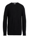 Manipur Cashmere Man Sweater Black Size 44 Wool In Black