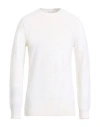Manipur Cashmere Man Sweater Ivory Size 42 Wool In White