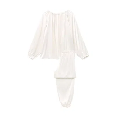 Manito Fairy Women's Pajama Set - Creamy White