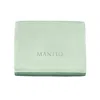 Manito Green The Twenty Two Silk Fitted Sheet - Sage In Green