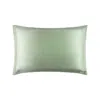 Manito Green The Twenty Two Silk Pillow Sham Set - Sage In Green