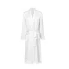 Manito Luella Lace Women's Robe - White In White