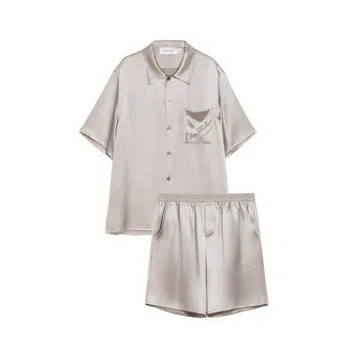 Manito Men's Grey Remington Men's Pajama Set - Safari