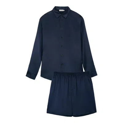 Manito Men's Ocean Blue Dolphin Men's Pajama Set