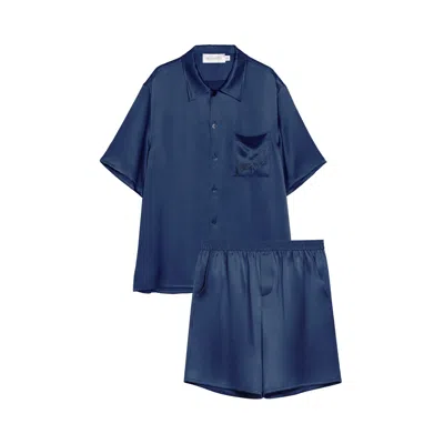 Manito Men's Remington Men's Pajama Set - Navy Blue