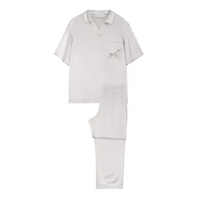 Manito Men's Silver Remington Men's Short Sleeve Pajama Set - Safari