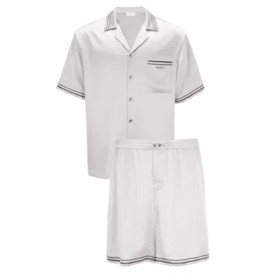 Manito Men's Silver Ribbon Men's Short Pajama Set - Safari