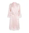 Manito Mulberry Silk Luella Robe In Pink