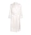 Manito Mulberry Silk Luella Robe In White