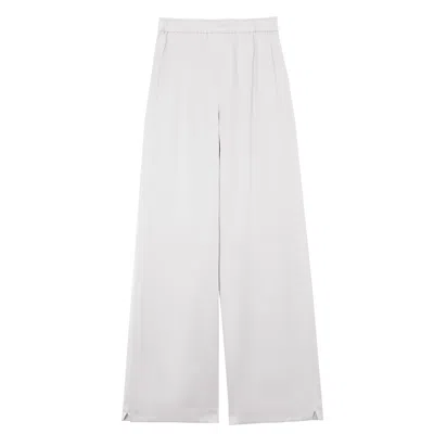 Manito Passion Women's Silk Trousers - White