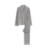 Manito Shell Women's Cashmere Lounge Set - Flint Grey In Grey