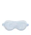 Manito Silk-blend Sea Print Eye Mask In Blue