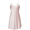 Manito Women's Basal Silk Slip Dress - Soft Pink In Pink