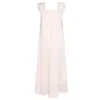Manito Women's Pink / Purple Duchess Tank Silk Maxi Dress - Ballet Pink