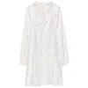 Manito Women's White Princess Louise Shirt Dress In Multi