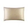 Manito Yellow / Orange The Twenty Two Silk Pillow Sham Set - Champagne In Yellow/orange