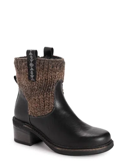 Manitobah Mukluks Women's Arya Arlene Boots In Black Ombre In Multi