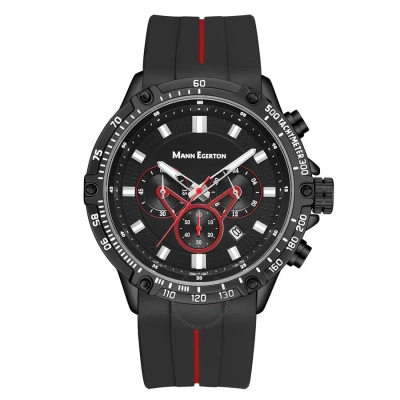 Mann Egerton Submersive Black Dial Men's Watch Me0021 In Red   / Black