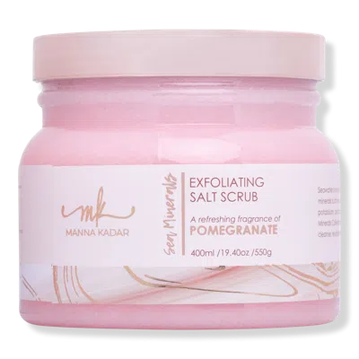 Manna Kadar Beauty Pomegranate Sea Minerals Renewing Exfoliating Salt Scrub