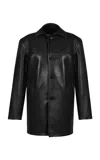 Manokhi Britt Sheep Leather Jacket In Black