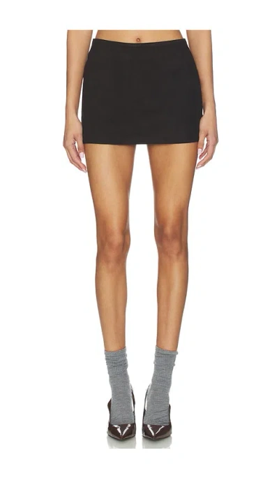 Manokhi Classic Mini Skirt In Brown