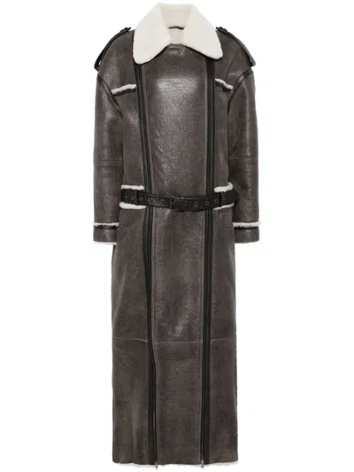 Manokhi Ivana Coat In Brown