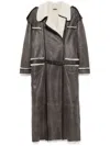 Manokhi Kaia Coat In Brown