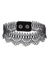 Manokhi Lace Choker Necklace In Black